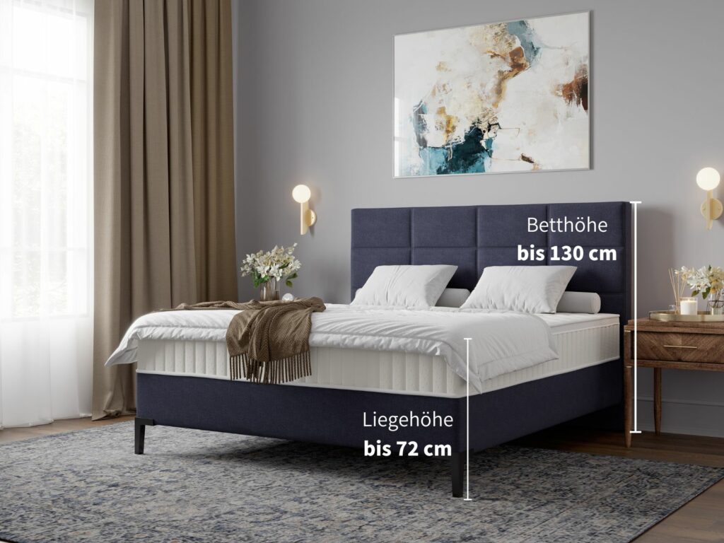 Boxspringbett Höhe
