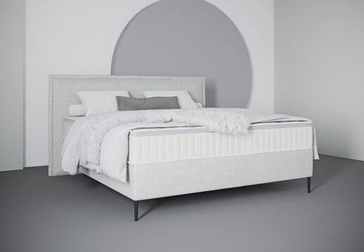 Boxspringbett 180x200 Weiß/Creme {{brizy_dc_image_alt imageSrc=
